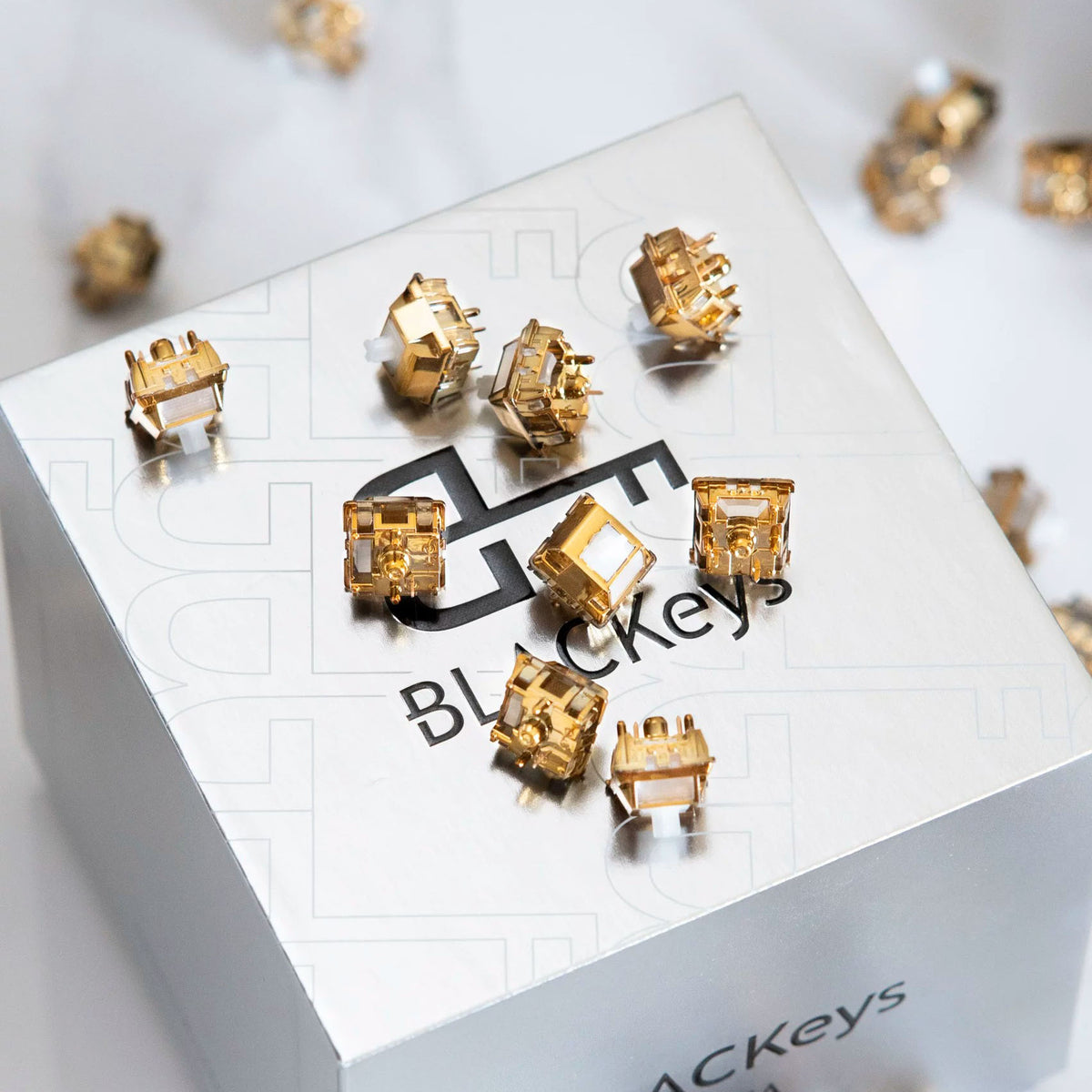BLACKeys Gold Plated Switches