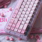 80Retros Blush 1990s Pink Keycap Set, Cherry Profile, PBT Key Cap Set