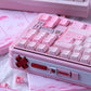 80Retros Blush 1990s Pink Keycap Set, Cherry Profile, PBT Key Cap Set