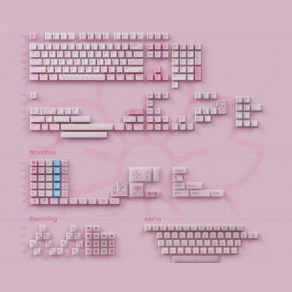 80Retros Blush 1990s Pink Keycap Set, Cherry Profile, PBT Key Cap Set