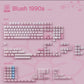 80Retros Blush 1990s Pink Keycap Set, Cherry Profile, PBT Key Cap Set