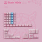 80Retros Blush 1990s Pink Keycap Set, Cherry Profile, PBT Key Cap Set