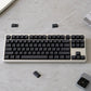 Black on Black Keycap Set, Cherry Profile, Double Shot ABS