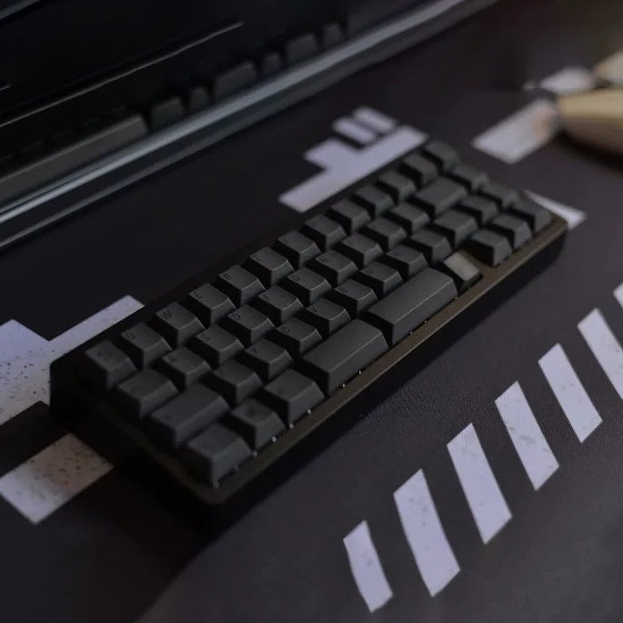 Black on Black Win/Mac Keycap Set, Cherry Profile, Dye Sub PBT