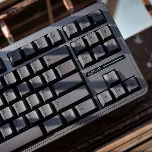 Black on Black Win/Mac Keycap Set, Cherry Profile, Dye Sub PBT