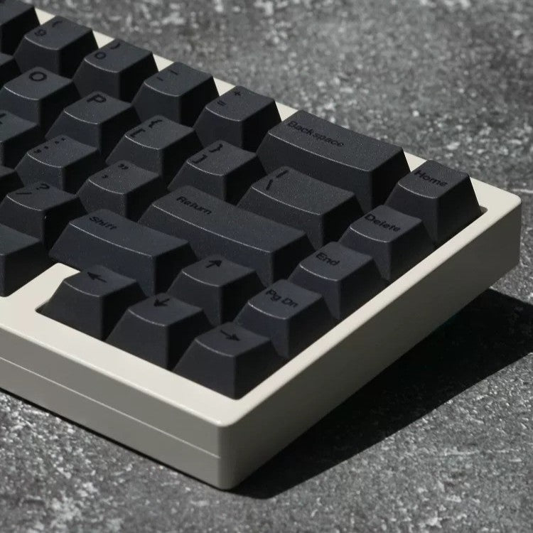 Black on Black Win/Mac Keycap Set, Cherry Profile, Dye Sub PBT
