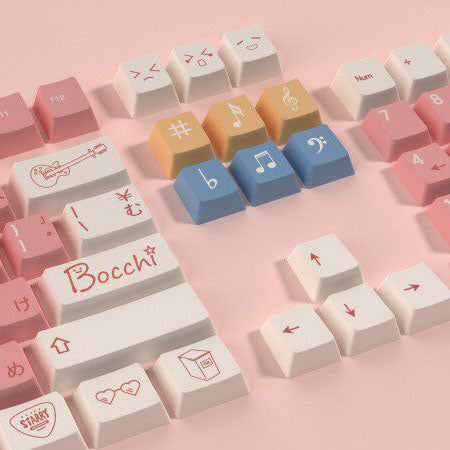 Bocchi The Rock Keycap Set, Cherry Profile, Dye Sub PBT