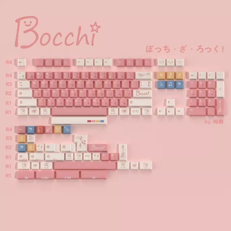 Bocchi The Rock Keycap Set, Cherry Profile, Dye Sub PBT