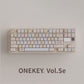 QK x ONEKEY Bubble Tea Marshmallow Keycap Set, Cherry Profile, Dye Sub PBT Key Cap