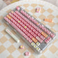 Majin Buu (Pink) Cute Keycap Set, MOA/Cherry Profile, PBT Dye Sub Key Cap