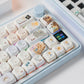 Candy65 Cute Mechanical Keyboard with Media Knob and Screen Barebone