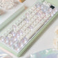 Candy65 Cute Mechanical Keyboard with Media Knob and Screen Barebone