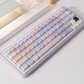 Candy65 Cute Mechanical Keyboard with Media Knob and Screen Barebone