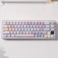 Candy65 Cute Mechanical Keyboard with Media Knob and Screen Barebone
