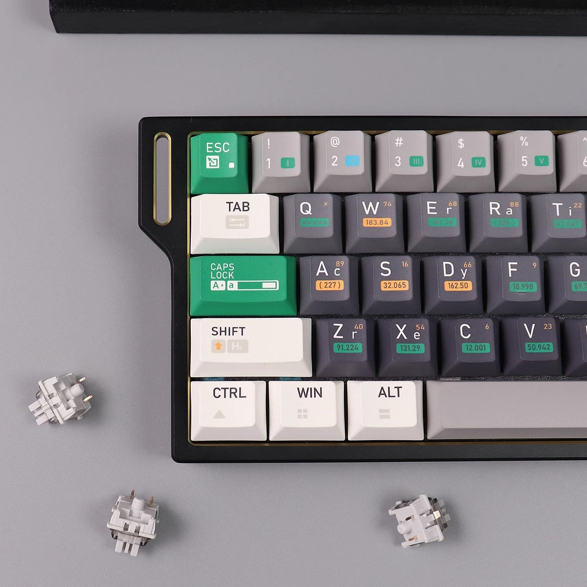 Chemical Elements Keycap Set, Cherry Profile, Dye Sub PBT Key Cap