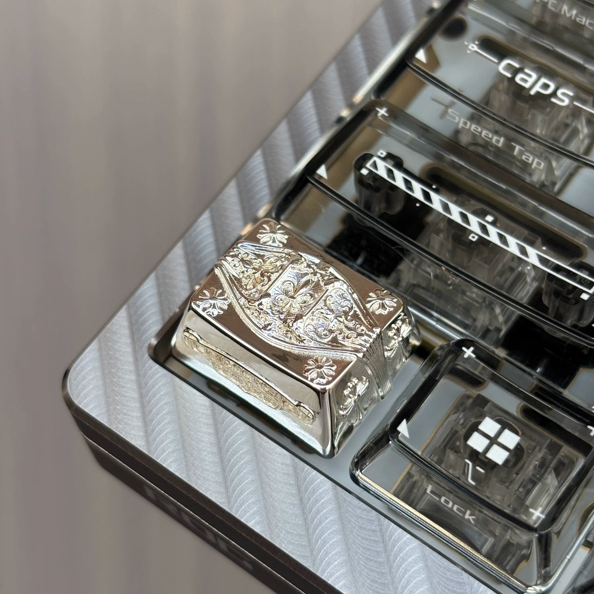 Chrome Hearts Style Silver Plated Artisan Keycap