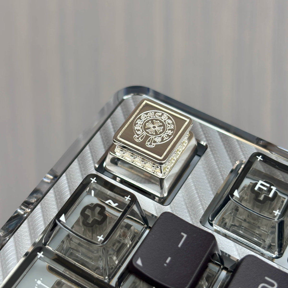 Chrome Hearts Style Silver Plated Artisan Keycap
