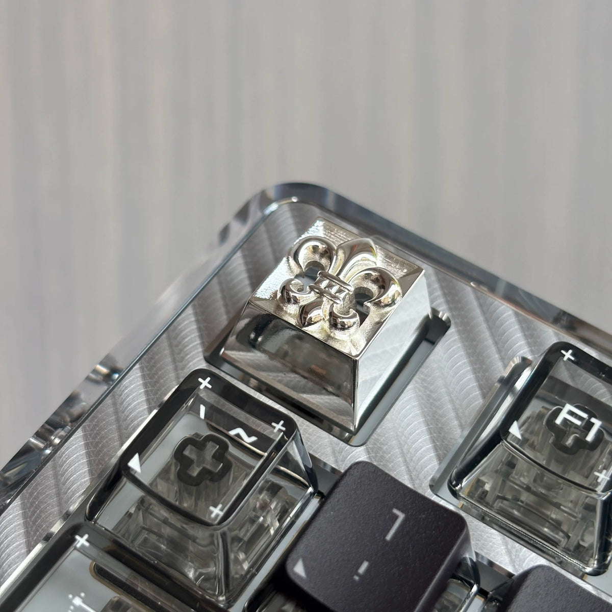 Chrome Hearts Style Silver Plated Artisan Keycap