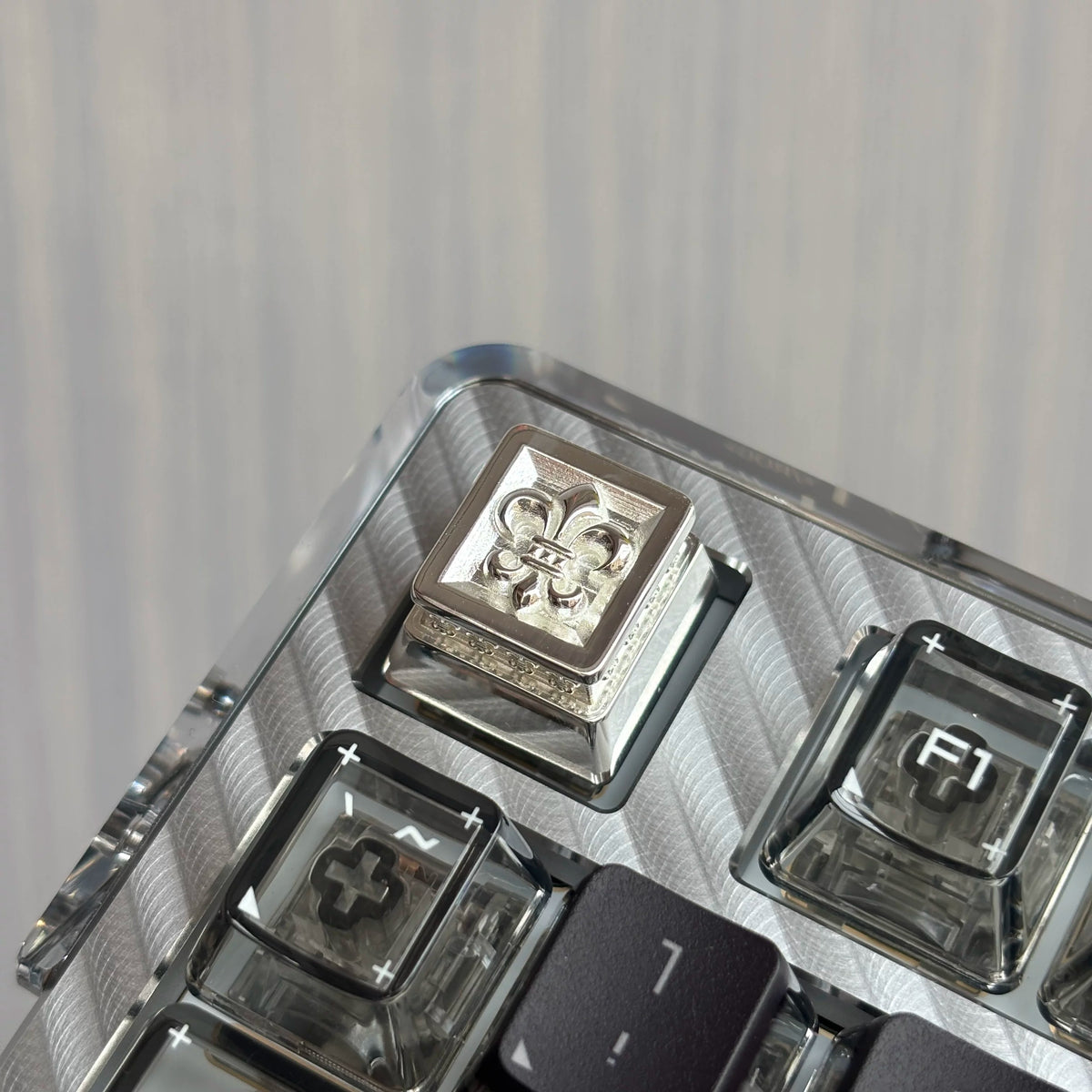 Chrome Hearts Style Silver Plated Artisan Keycap