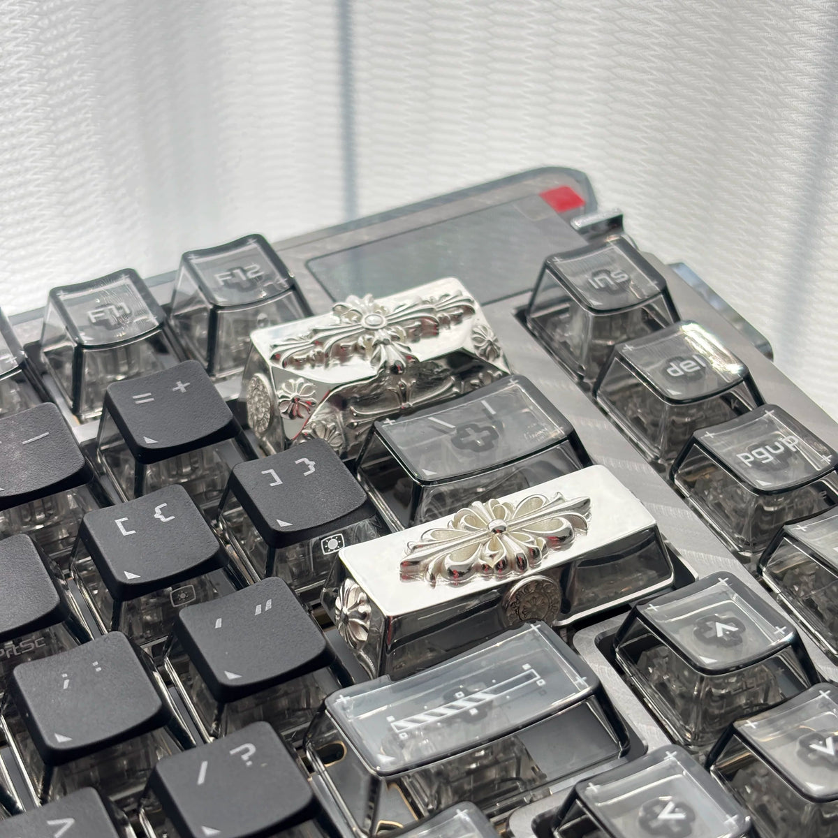 Chrome Hearts Style Silver Plated Artisan Keycap
