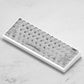Chrome Hearts Style Keycap Set, Cherry Profile, PC Transparent UV Printed Key Caps