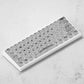 Chrome Hearts Style Keycap Set, Cherry Profile, PC Transparent UV Printed Key Caps