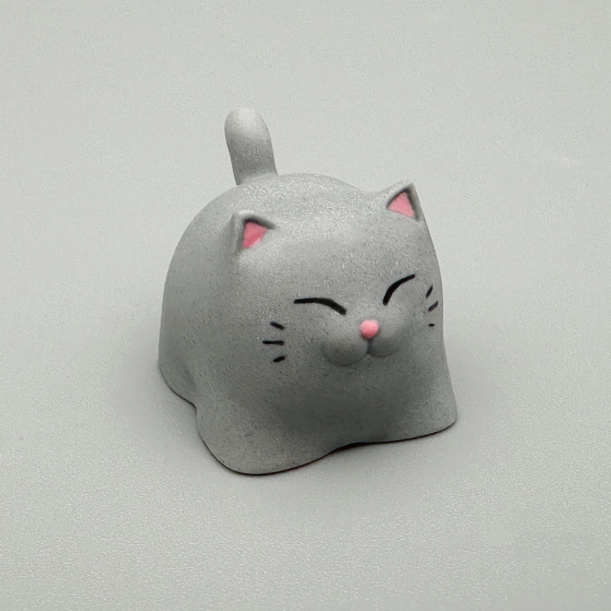 Cute Chubby Meow Cat Artisan Keycap