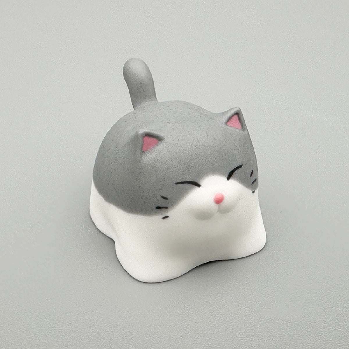 Cute Chubby Meow Cat Artisan Keycap