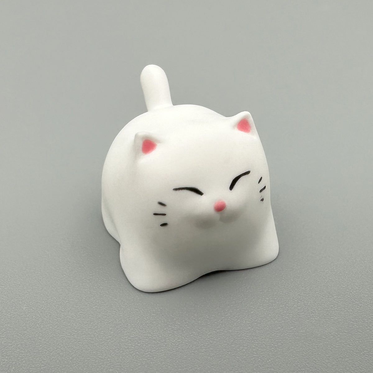 Cute Chubby Meow Cat Artisan Keycap
