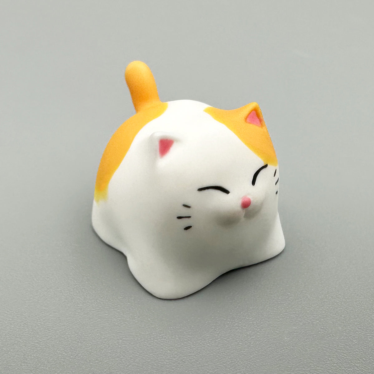 Cute Chubby Meow Cat Artisan Keycap