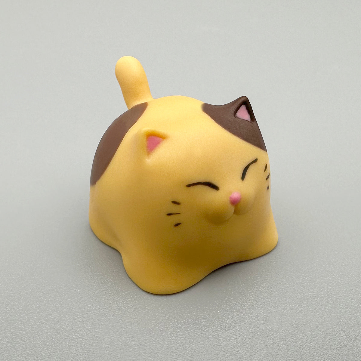 Cute Chubby Meow Cat Artisan Keycap