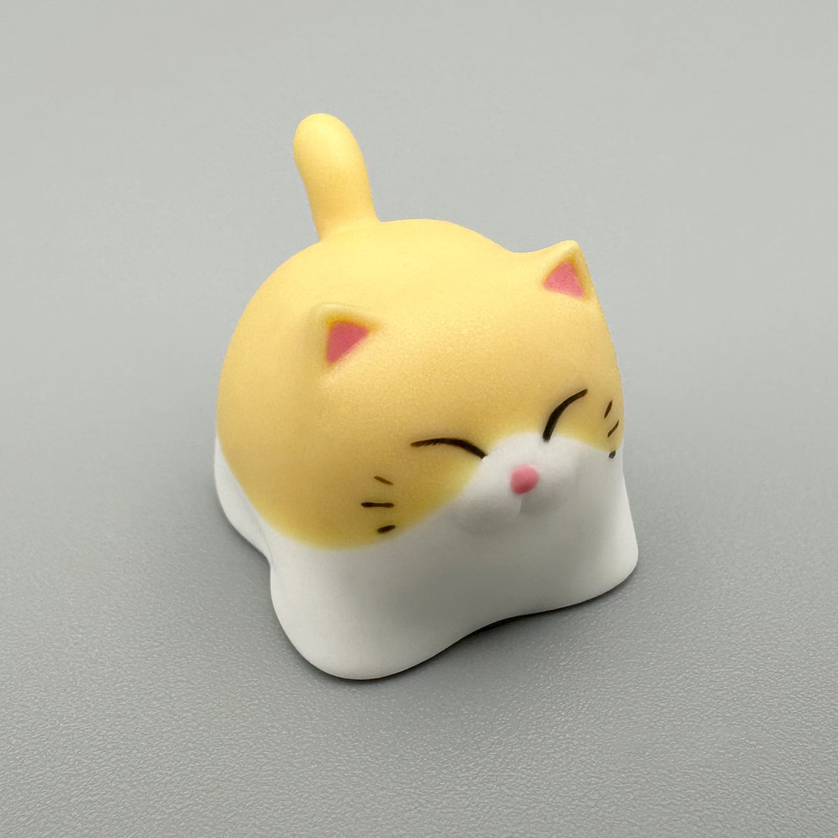 Cute Chubby Meow Cat Artisan Keycap