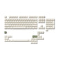 Minimalist Color on White Keycap Set, Cherry Profile, Dye Sub PBT Key Cap