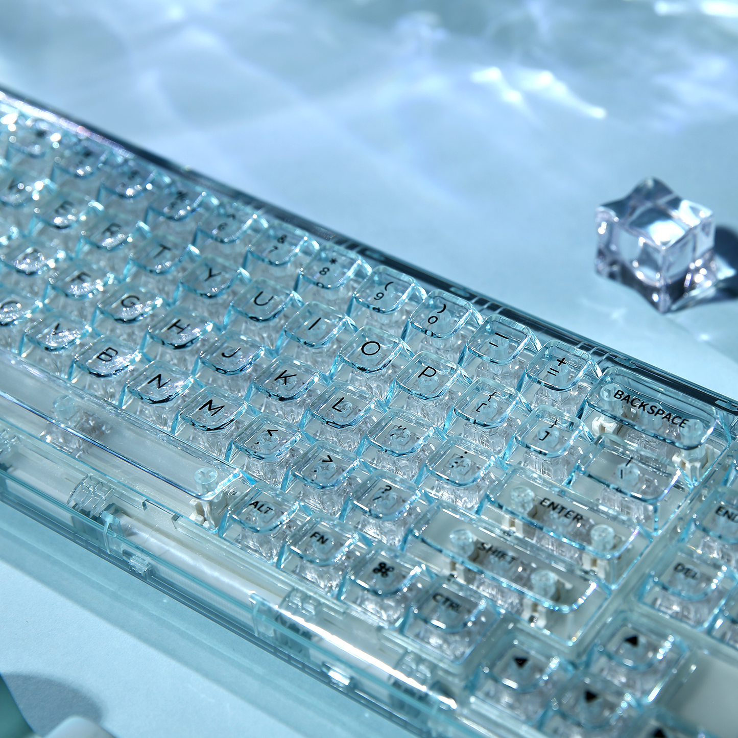 Yunzii X71 Transparent Mechanical Keyboard