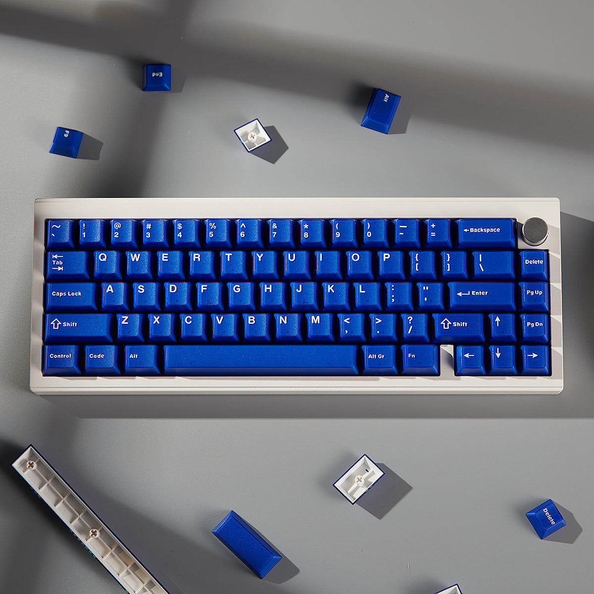 Semi-transparent Keycap Set, Cherry Profile, Double Shot ABS Keycap