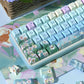 Daisy (Blue) Cute Keycap Set, MDA/Cherry Profile, PBT Dye Sub Key Cap