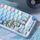 Daisy (Blue) Cute Keycap Set, MDA/Cherry Profile, PBT Dye Sub Key Cap
