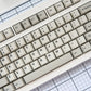 Classic Retro Beige Keycap Set, Cherry Profile, Double Shot ABS Key Cap