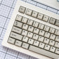 Classic Retro Beige Keycap Set, Cherry Profile, Double Shot ABS Key Cap