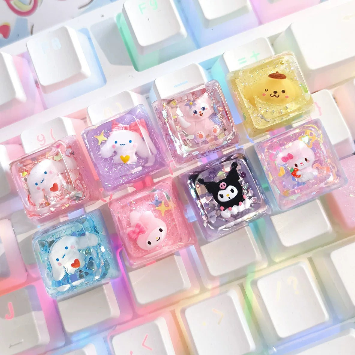 Kuromi & Friends Artisan Keycaps