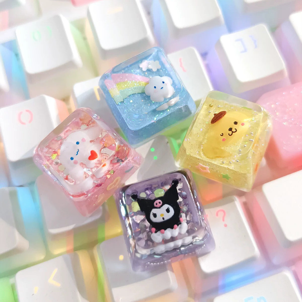 Kuromi & Friends Artisan Keycaps