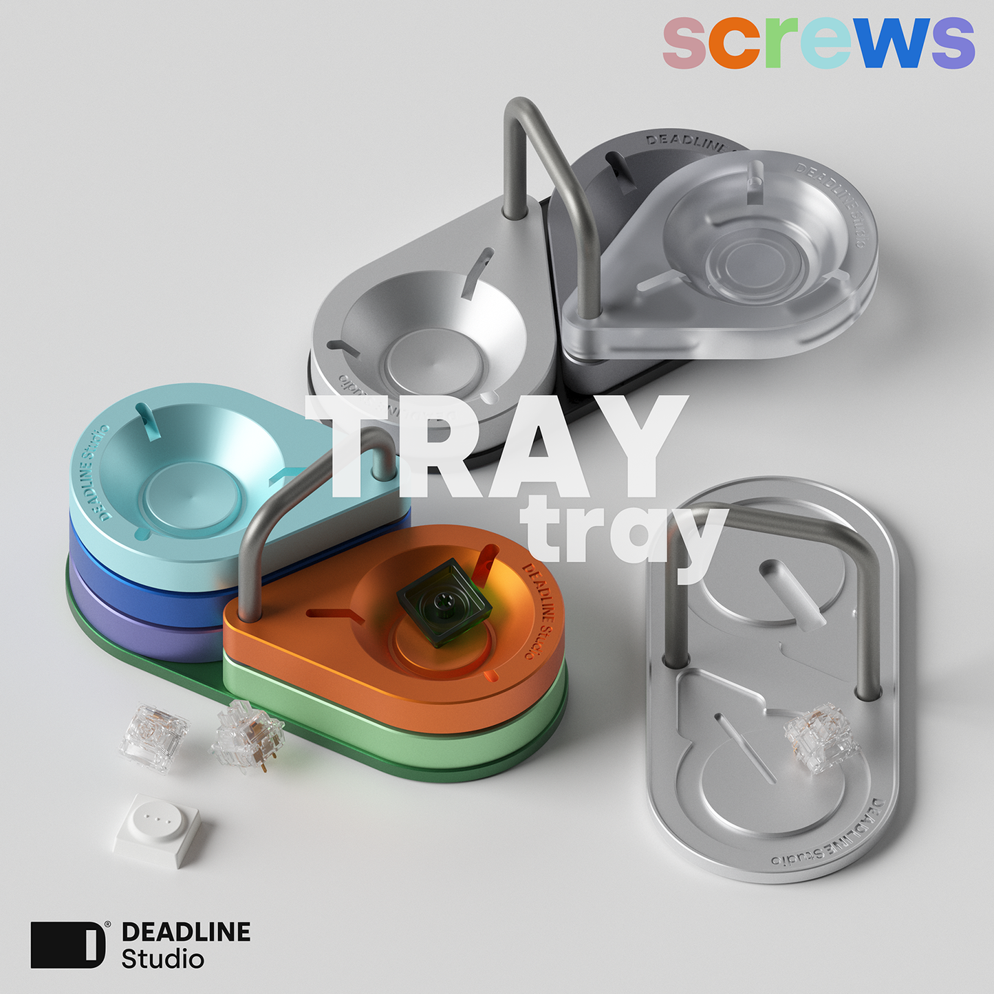 Deadline Tray V2 CNC Aluminum Screw Tray