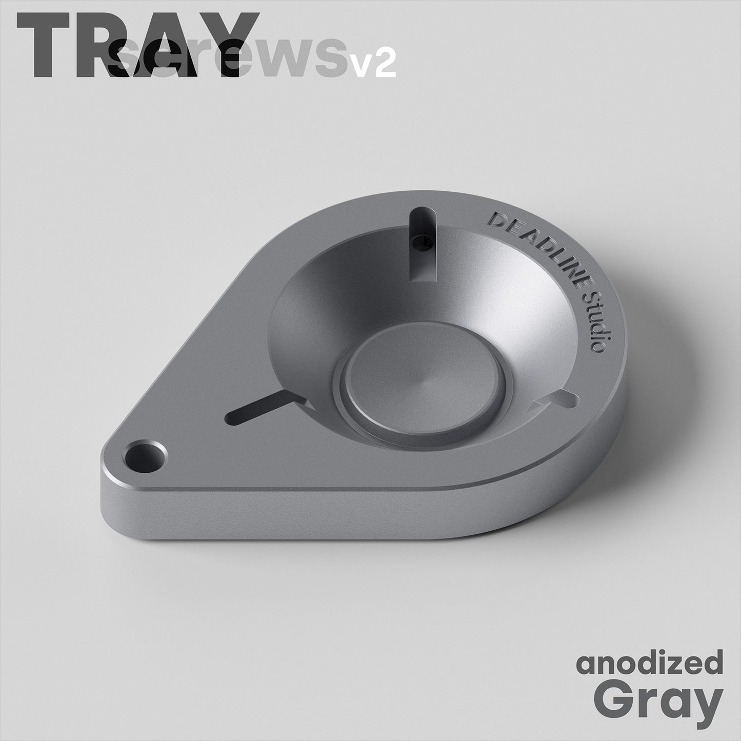 Deadline Tray V2 CNC Aluminum Screw Tray