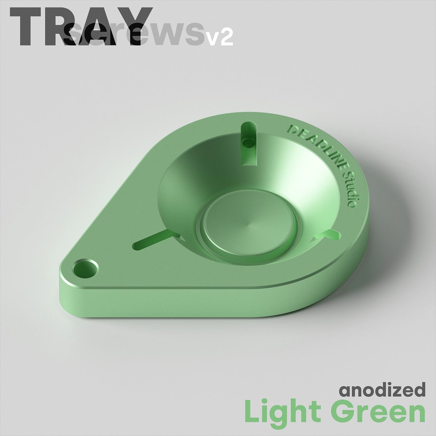 Deadline Tray V2 CNC Aluminum Screw Tray