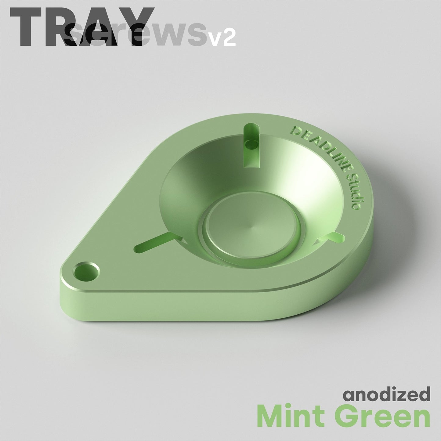 Deadline Tray V2 CNC Aluminum Screw Tray