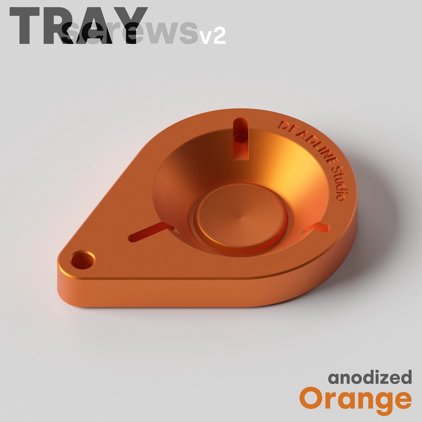 Deadline Tray V2 CNC Aluminum Screw Tray