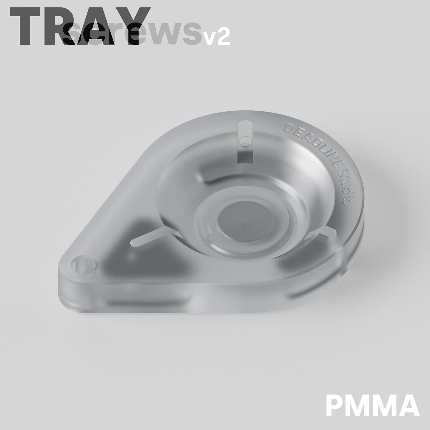 Deadline Tray V2 CNC Aluminum Screw Tray