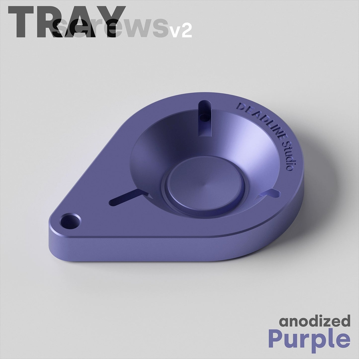 Deadline Tray V2 CNC Aluminum Screw Tray