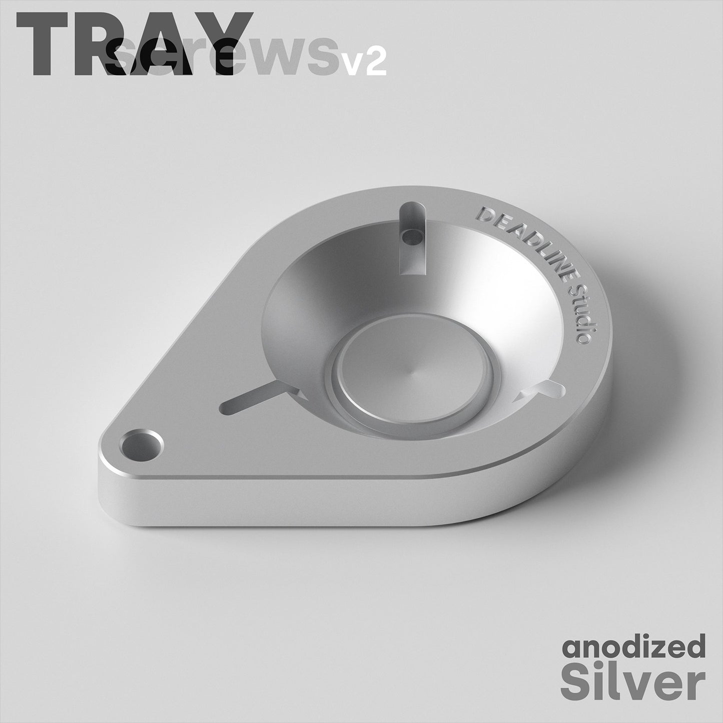 Deadline Tray V2 CNC Aluminum Screw Tray