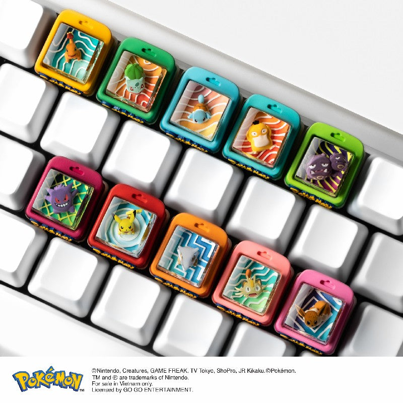 Pokémon Artisan Keycaps